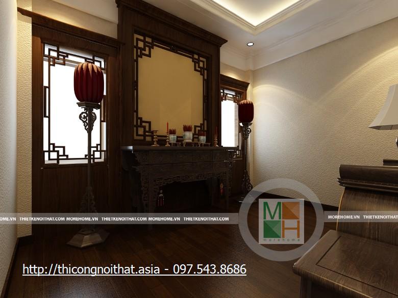 Thiết kế nội thất biệt thự ở Hoàng Mai - Nhà Anh Bắc